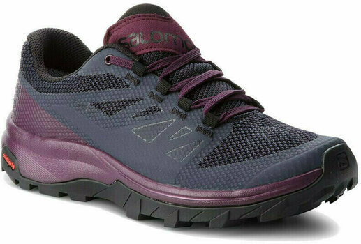 Dámske outdoorové topánky Salomon Outline GTX W Graphite/Potent Purple 38 2/3 Dámske outdoorové topánky - 1