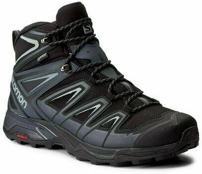 Mens Outdoor Shoes Salomon X Ultra 3 Mid GTX Black/India Ink/Monument 44 2/3 Mens Outdoor Shoes - 1