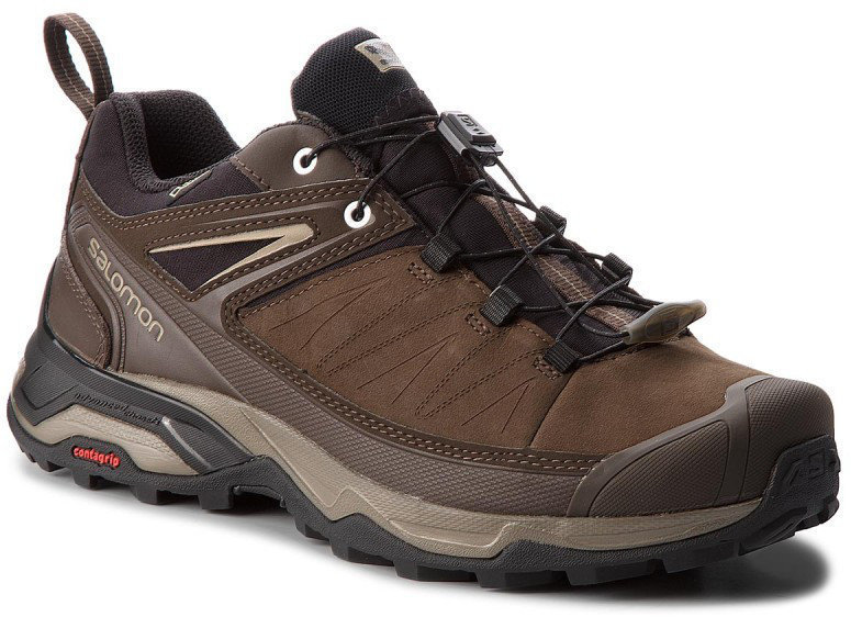 Mens Outdoor Shoes Salomon X Ultra 3 Ltr GTX Delicioso/Bungee Cord/Vintage Kaki 44 2/3 Mens Outdoor Shoes