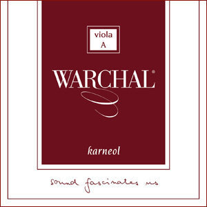 Cuerdas de violín Warchal KARNEOL set A-metal-ball