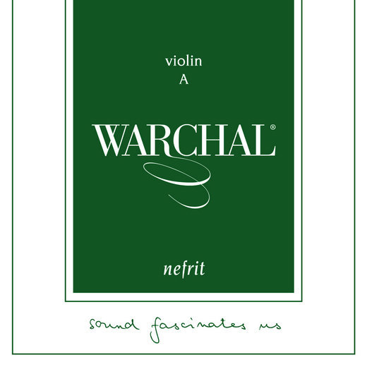 Cuerdas de violín Warchal NEFRIT set E-ball