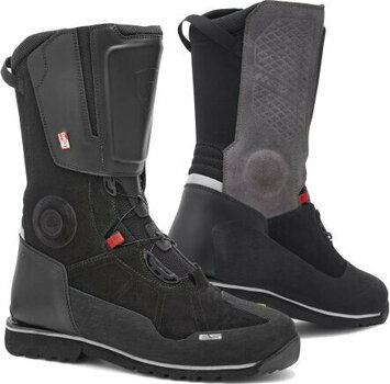 Motorcycle Boots Rev'it! Boots Discovery OutDry Black 44 - 1