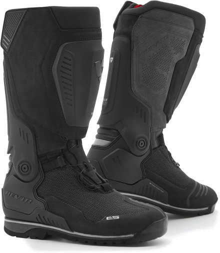 Motorcycle Boots Rev'it! Expedition OutDry Black Motorcycle Boots