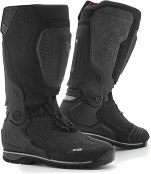 Motorcycle Boots Rev'it! Expedition OutDry Black Motorcycle Boots - 1