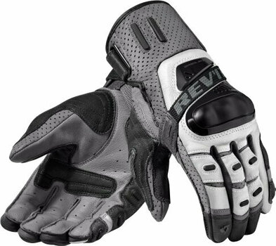 Motorcycle Gloves Rev'it! Cayenne Pro Silver/Black M Motorcycle Gloves - 1