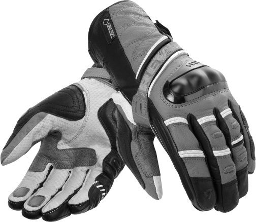 Γάντια Μηχανής Textile Rev'it! Gloves Dominator GTX Light Grey-Anthracite M
