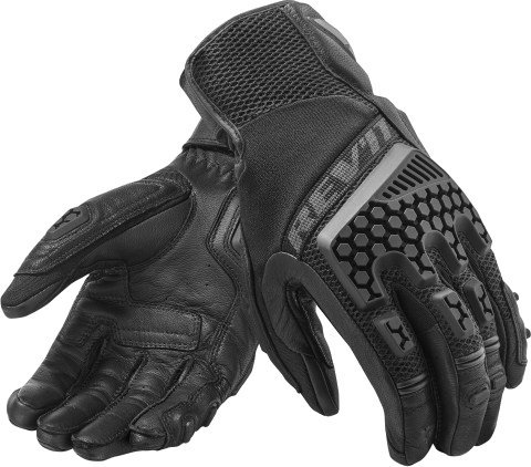Motorcycle Gloves Rev'it! Gloves Sand 3 Black L