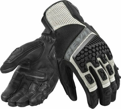 Motorcycle Gloves Rev'it! Sand 3 Black-Silver XL Motorcycle Gloves - 1