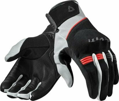 Motorcycle Gloves Rev'it! Mosca Black/Red M Motorcycle Gloves - 1