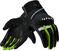 Motorcycle Gloves Rev'it! Mosca Black/Neon Yellow 2XL Motorcycle Gloves