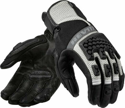Motorcycle Gloves Rev'it! Sand 3 Ladies Black-Silver S Motorcycle Gloves - 1