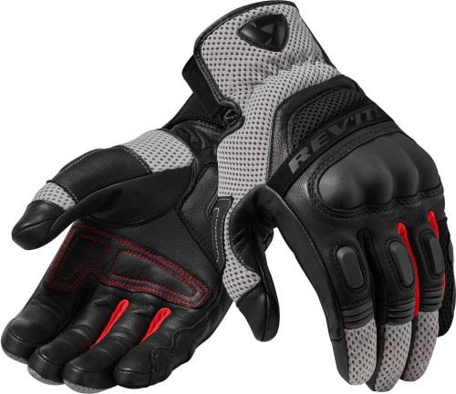 Motorcycle Gloves Rev'it! Dirt 3 Black/Red L Motorcycle Gloves