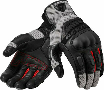 Motorcycle Gloves Rev'it! Dirt 3 Black/Red L Motorcycle Gloves - 1