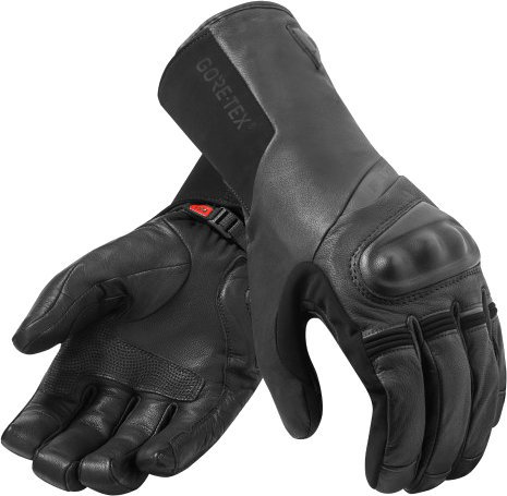 Motorcycle Gloves Rev'it! Kodiak GTX Black M Motorcycle Gloves