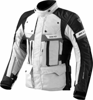 Textile Jacket Rev'it! Defender Pro GTX Grey-Black M Textile Jacket - 1