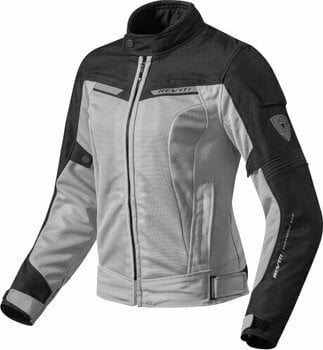 Textile Jacket Rev'it! Airwave 2 Ladies Black-Silver 36 Textile Jacket - 1