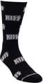 Kiss Kiss All Over Logo Crew One Size Socks