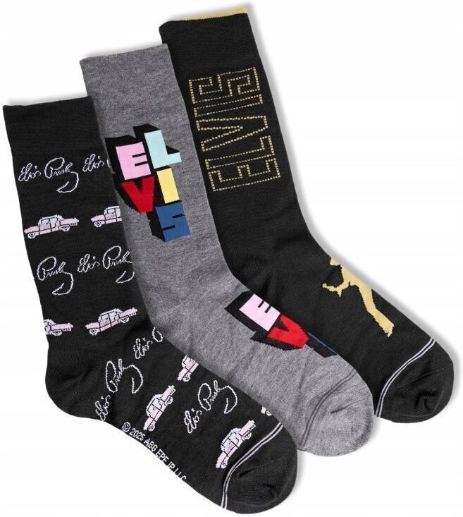 Sokken Elvis Presley 3 Pack Gift Box One Size Sokken