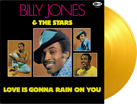 Disc de vinil Billy Jones & The Stars - Love Is Gonna Rain On You (Anniversary/Numbered/Limited Edition) (Translucent Yellow Coloured) (180 g) (LP) - 1