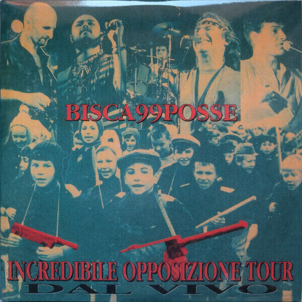 LP ploča Bisca99Posse - Incredibile Opposizione Tour (Limited Edition) (Transparent Red Coloured) (180 g) (3 LP)