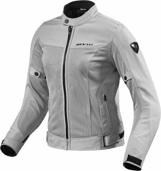 Textile Jacket Rev'it! Eclipse Ladies Silver 38 Textile Jacket - 1