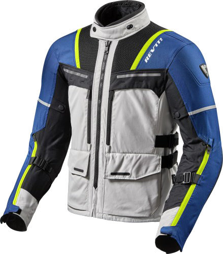 Textile Jacket Rev'it! Offtrack Silver/Blue XL Textile Jacket