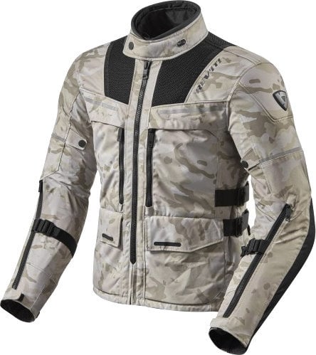 Tekstilna jakna Rev'it! Offtrack Sand/Black M Tekstilna jakna