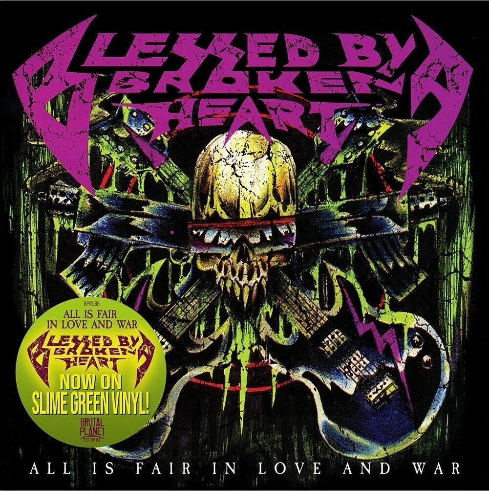 LP ploča Blessed By A Broken Heart - All Is Fair In Love And War (Limited Edition) (Reissue) (Remastered) (Slime Green Coloured) (LP)