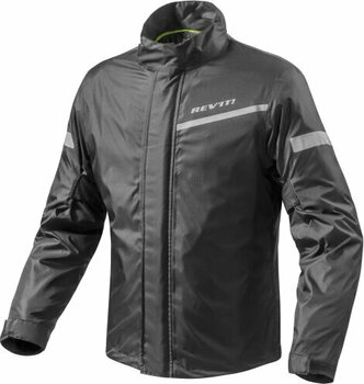 Motorcycle Rain Jacket Rev'it! Cyclone 2 H2O Black XL - 1