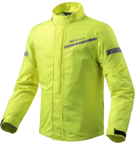 Motorcycle Rain Jacket Rev'it! Cyclone 2 H2O Neon Yellow S