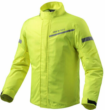 Motorcycle Rain Jacket Rev'it! Cyclone 2 H2O Neon Yellow S - 1