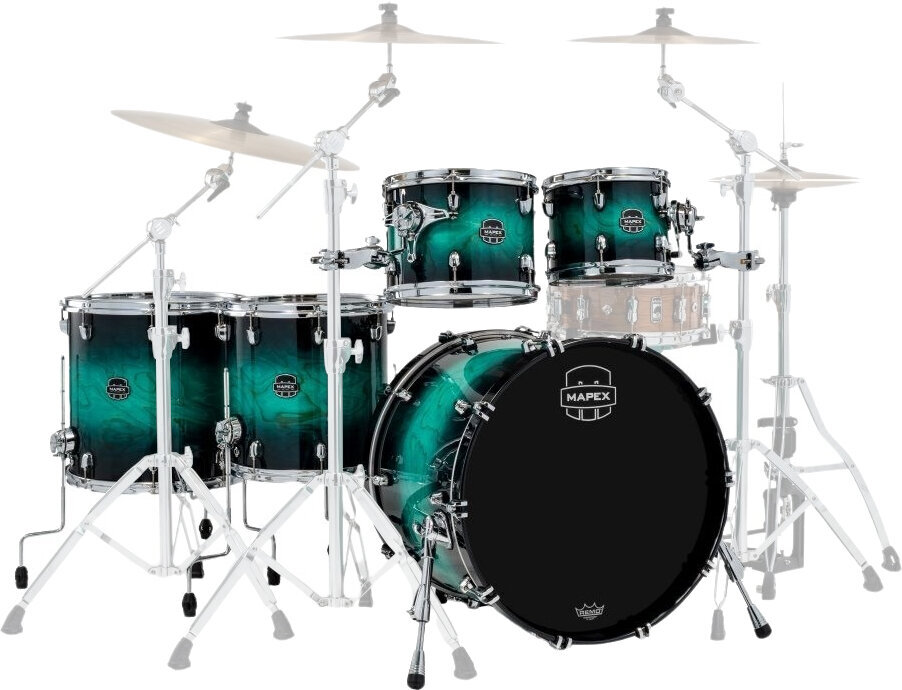 Акустична барабанна установка Mapex SR628XZXT Saturn VI Marine Teal Burst Акустична барабанна установка