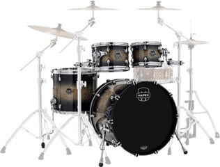 Set Batteria Acustica Mapex SR529XUZXG Saturn VI Black Ink Burst Set Batteria Acustica