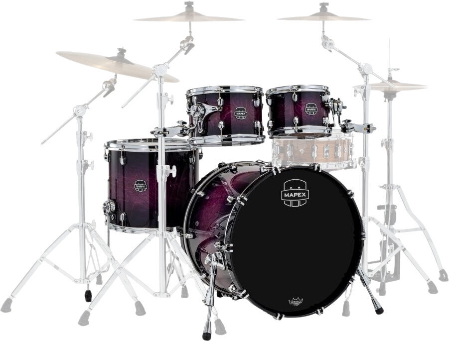 Set akustičnih bubnjeva Mapex SR529XUZXP Saturn VI Royal Purple Burst Set akustičnih bubnjeva