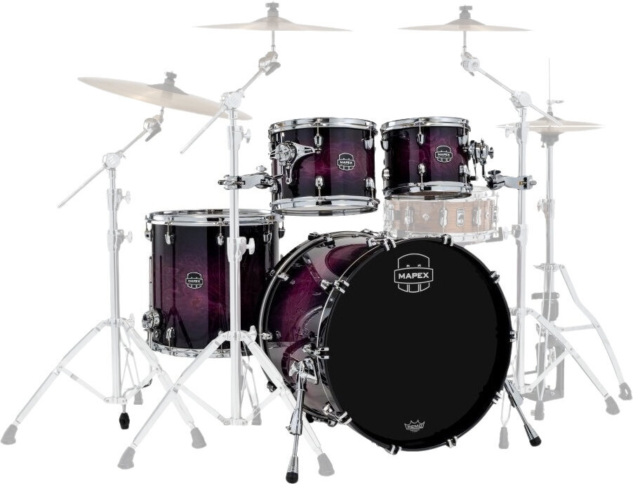 Set akustičnih bubnjeva Mapex SR529XZXP Saturn VI Royal Purple Burst Set akustičnih bubnjeva