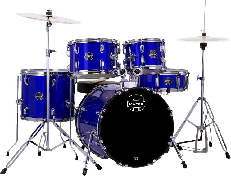 Set Batteria Acustica Mapex CM5844FTIB Comet Indigo Blue Set Batteria Acustica