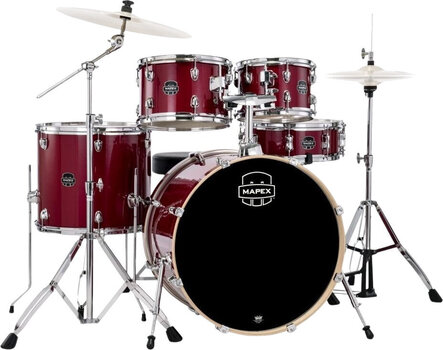 Batterie acoustique Mapex VE5044FTVM Venus Crimson Red Sparkle Batterie acoustique - 1
