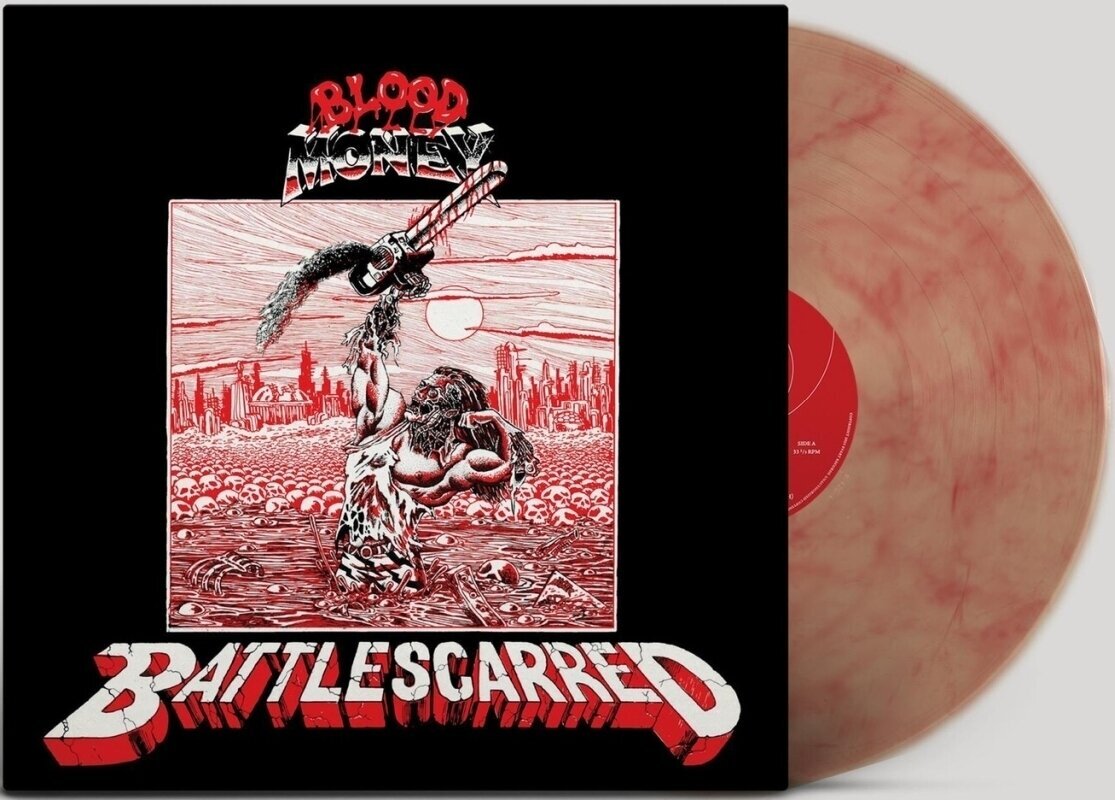 LP ploča Blood Money - Battlescarred (Limited Edition) (Reissue) (Red Marbled Coloured) (LP)