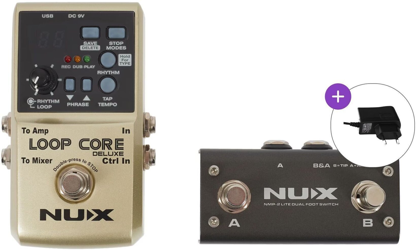 Nux Loop Core Deluxe Bundle SET Гітарний ефект - Muziker