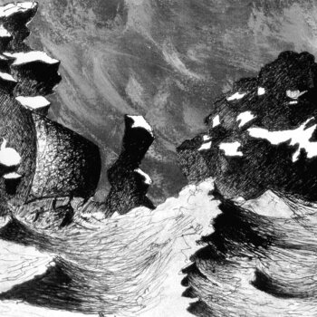 LP ploča Blut Aus Nord - Ultima Thulée (Reissue) (Electric Blue/Silver Merge Coloured) (LP) - 1