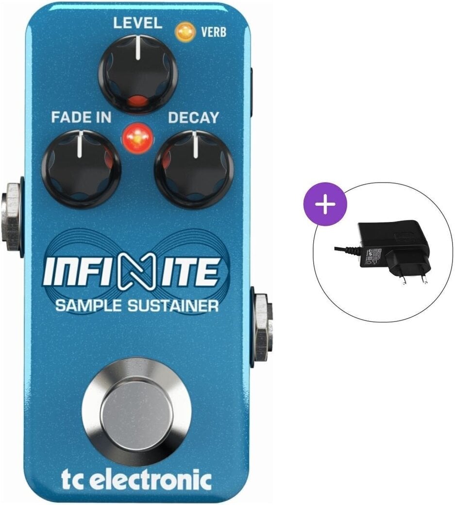 ギター tc electronic INFINITE mini SUSTAINER TC Electronic Infinite Mini Sampler Sustainer SET Efect de chitară