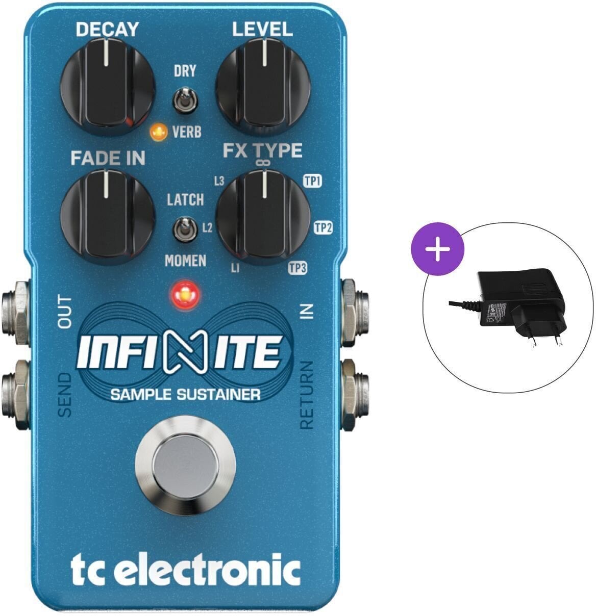 Guitar effekt TC Electronic Infinite Sample Sustainer SET Guitar effekt