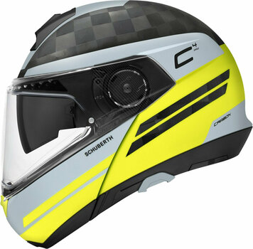 Helm Schuberth C4 Pro Carbon Tempest Yellow M Helm - 1