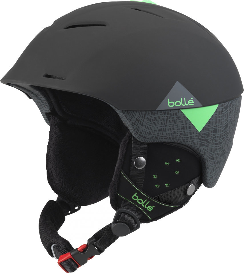 Kask narciarski Bollé Synergy Soft Black & Green 58-61 cm