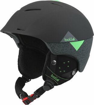 Skijaška kaciga Bollé Synergy Soft Black & Green 58-61 cm - 1