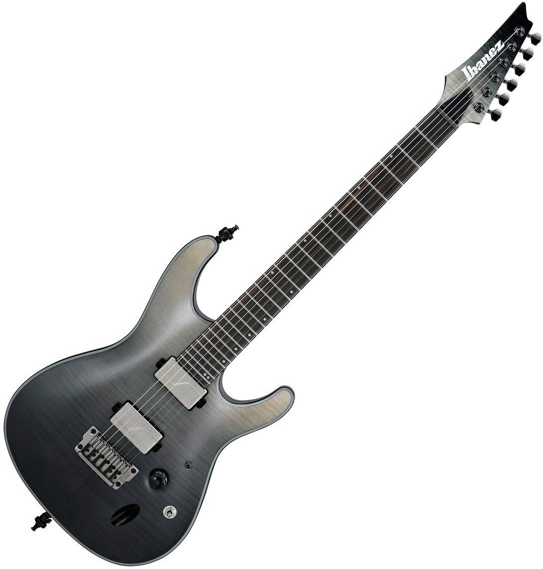 Elektrische gitaar Ibanez S61AL-BML Black Mirage Gradation Low Gloss
