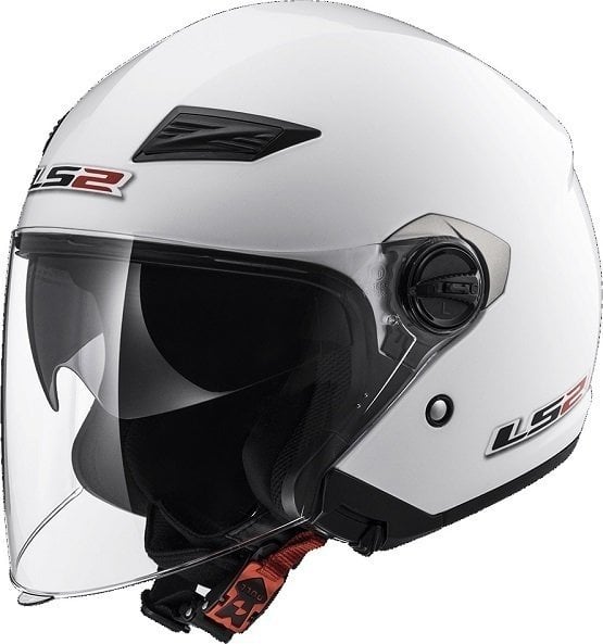 Helmet LS2 OF569 Track Solid White M Helmet