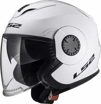 Helmet LS2 OF570 Verso Solid White XL Helmet - 1