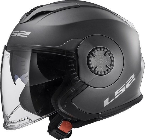 Helmet LS2 OF570 Verso Solid Matt Titanium L Helmet