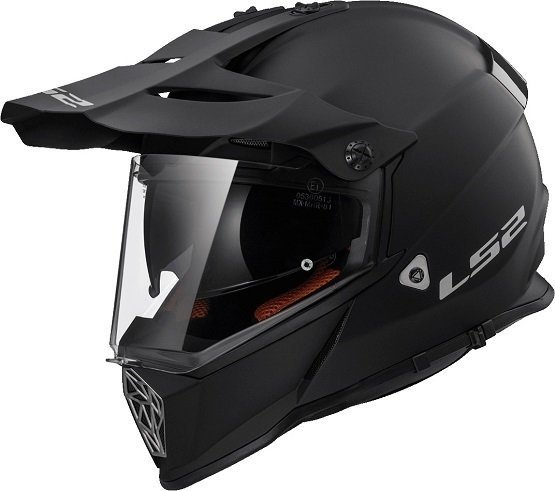 Helm LS2 MX436 Pioneer Solid Solid Matt Black S Helm